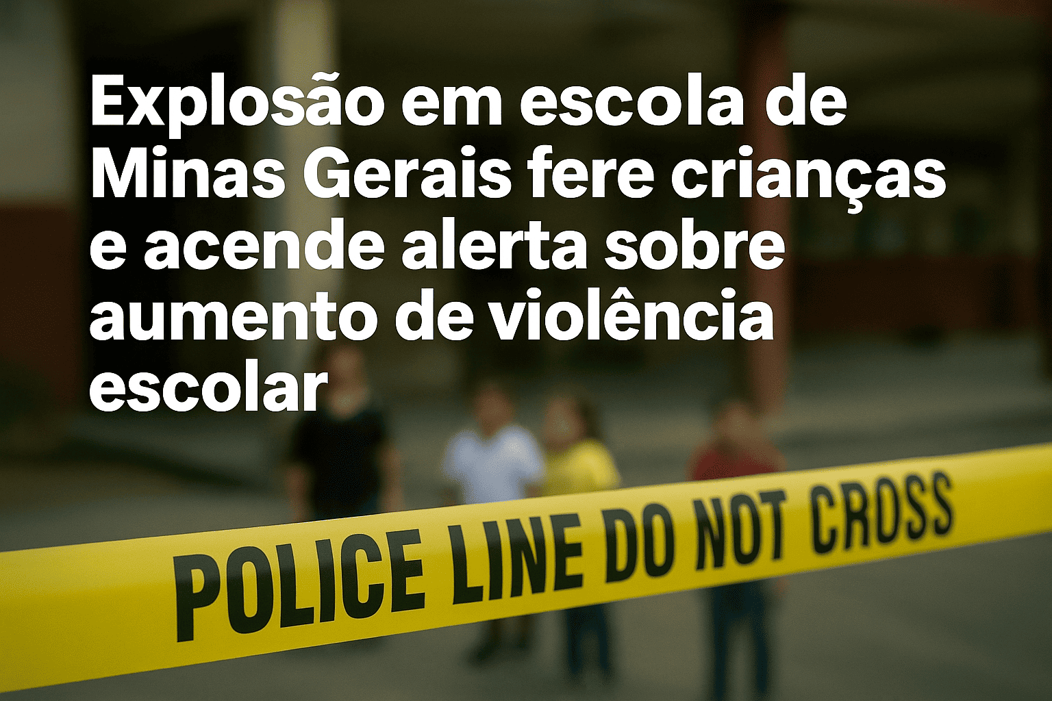 Bombas dentro de escola em MG